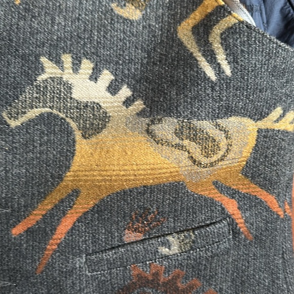 Pendleton Men’s Horse Themed wool vest XL Yellowstone - Picture 5 of 8